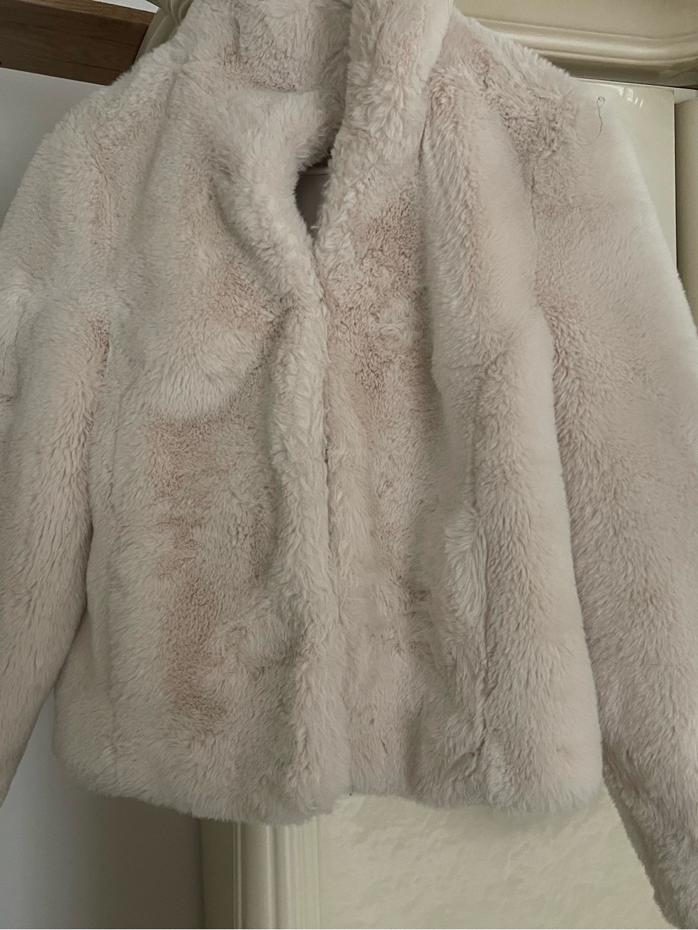 INC International Concepts Jacket in Light Cream/ Off white
